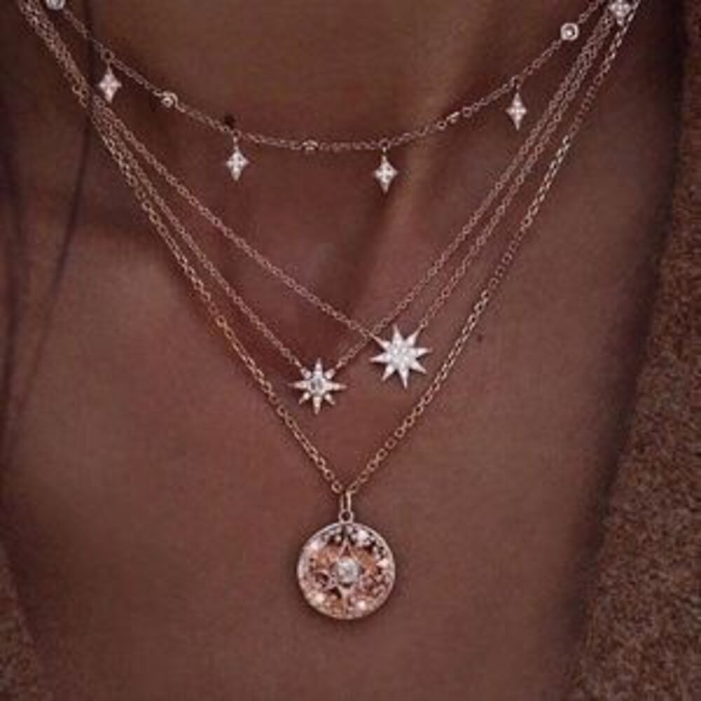 Boho Chic Stars Multilayer Necklace